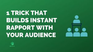 audience rapport building